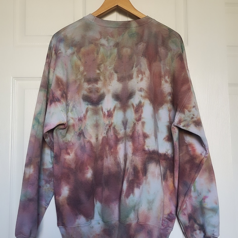 Brown green camo sweatshirt used